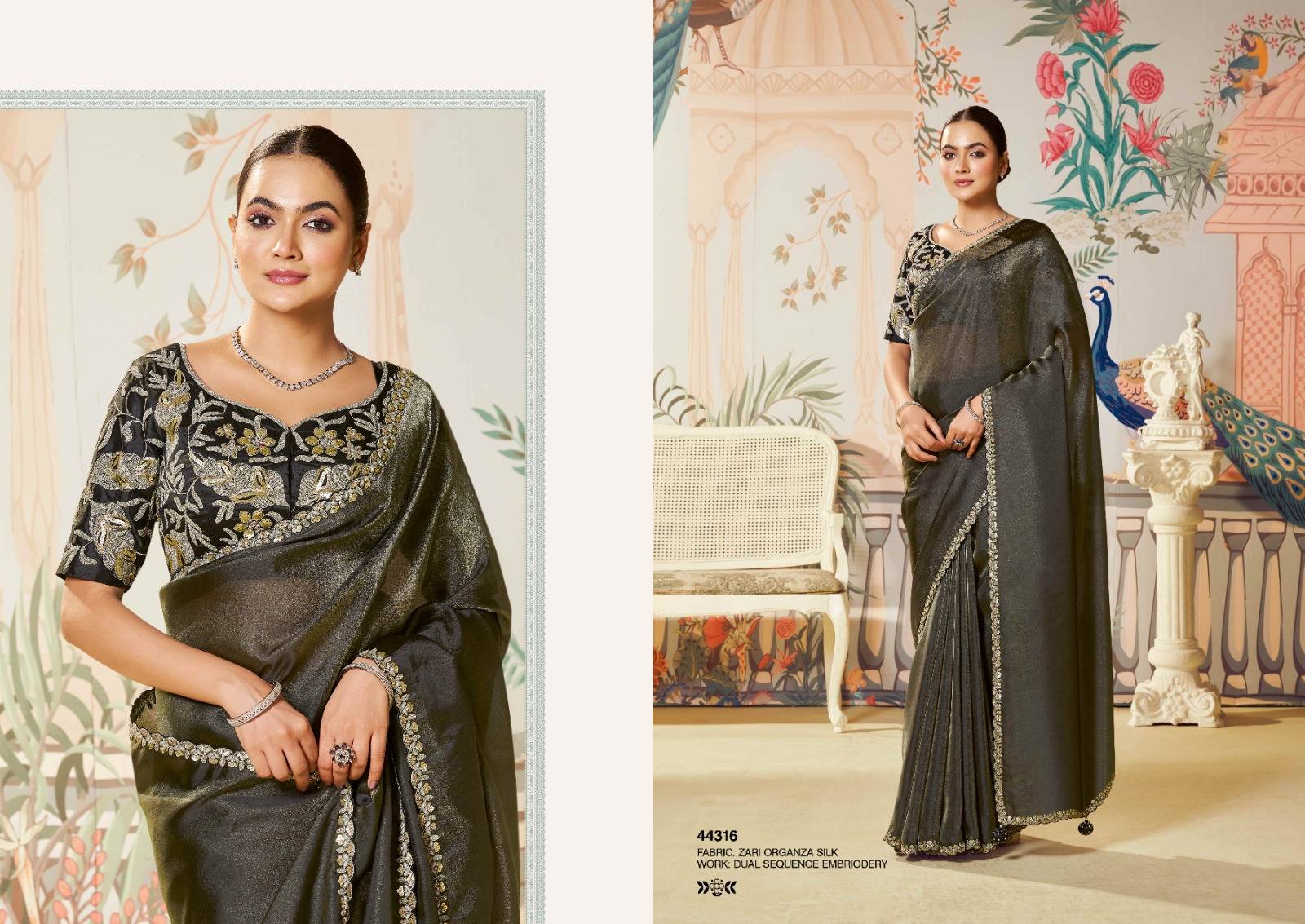 NORITA 44300 SEERAT by MAHOTSAV 44303 to 44320 series Indian Traditional Wear Collection Sil sarees dresses At Wholesale Price